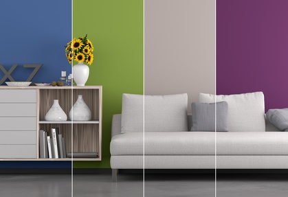 Frische Wandgestaltung zaubert Frühling ins Haus